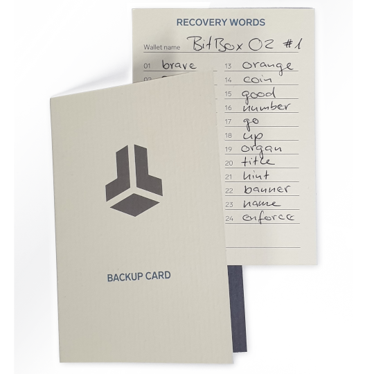 Pack de 3 Cartes de Sauvegarde - Protection par lamination - BB