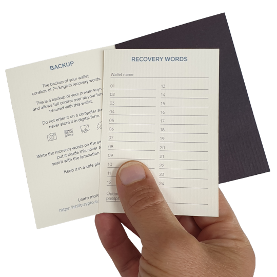 Pack de 3 Cartes de Sauvegarde - Protection par lamination - BB