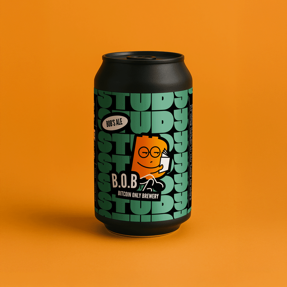 B.O.B - BITCOIN ONLY BREWERY - Beer (Pack de 4 Canettes) - BB