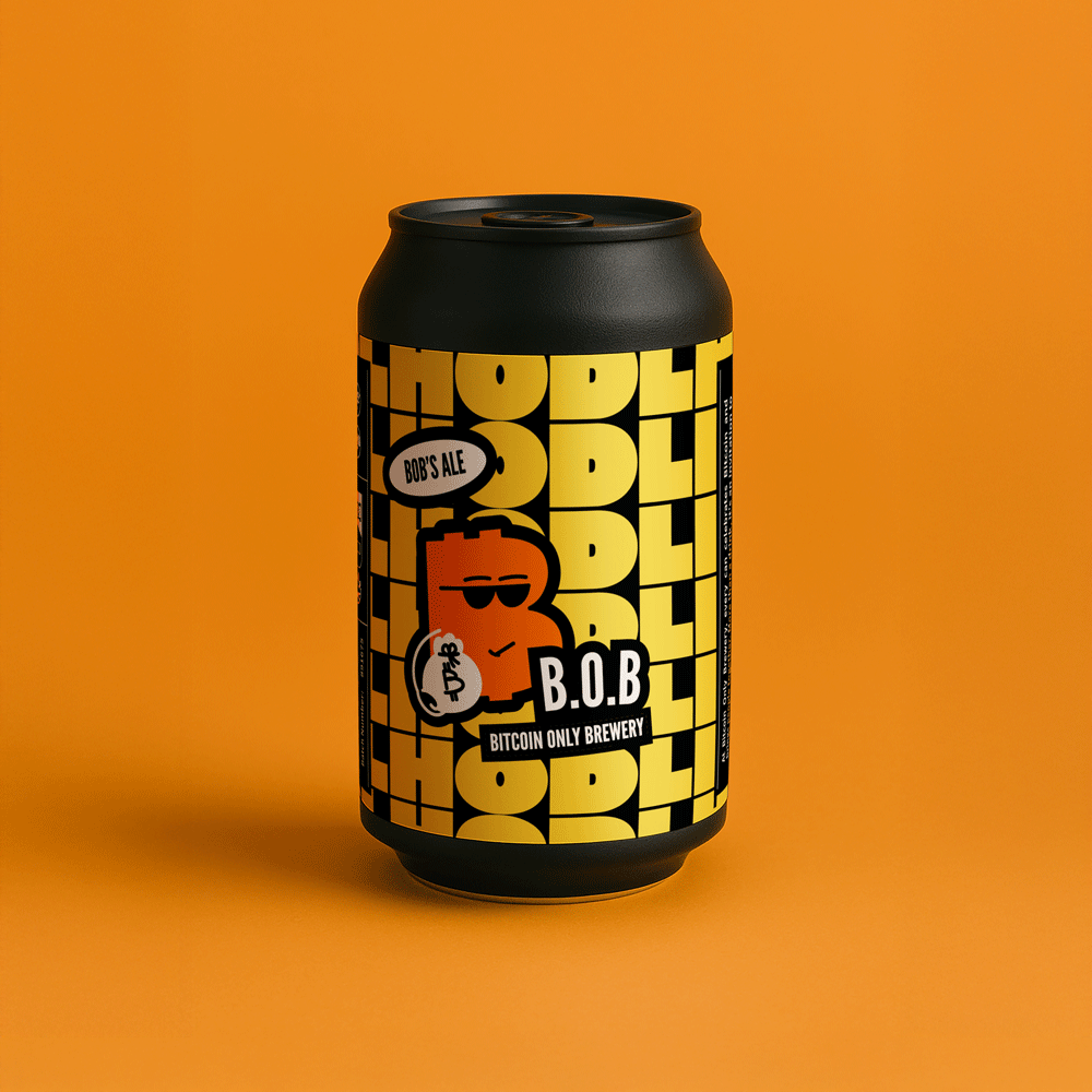 B.O.B - BITCOIN ONLY BREWERY - Beer (Pack de 4 Canettes) - BB