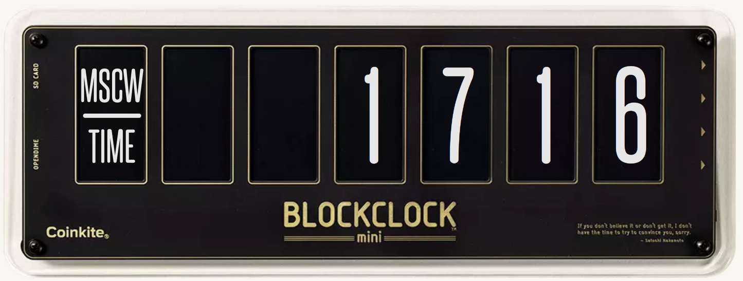BLOCKCLOCK™ mini - BB