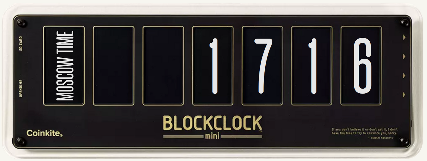 BLOCKCLOCK™ mini - BB