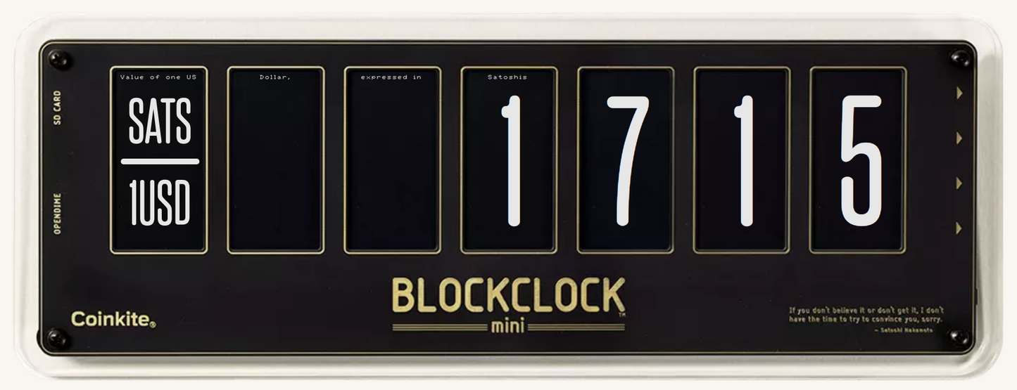 BLOCKCLOCK™ mini - BB