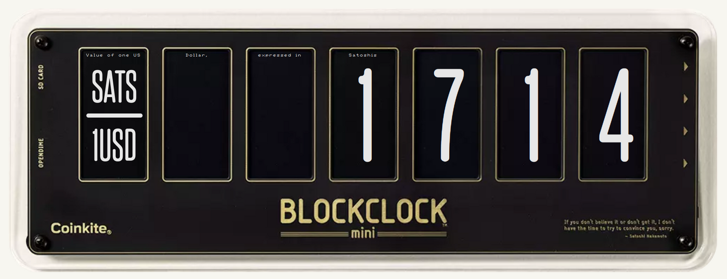 BLOCKCLOCK™ mini - BB