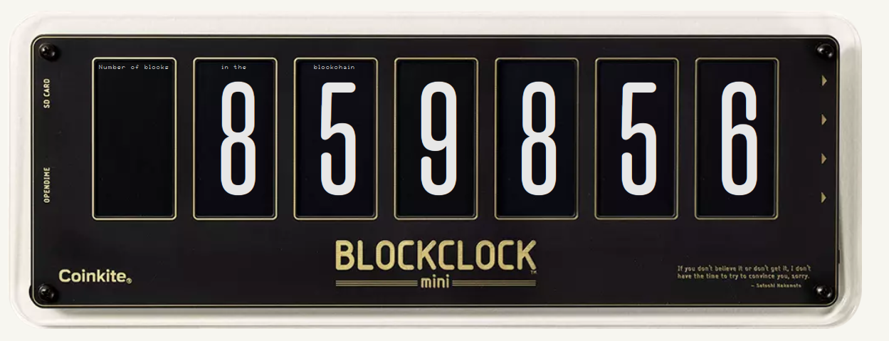 BLOCKCLOCK™ mini - BB