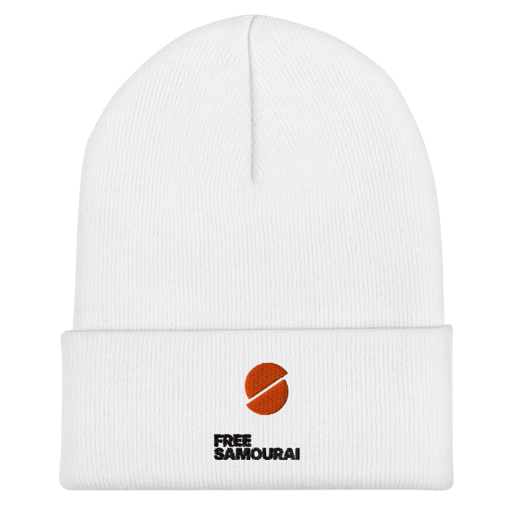 Bonnet Free Samourai Soleil tranché, blanc