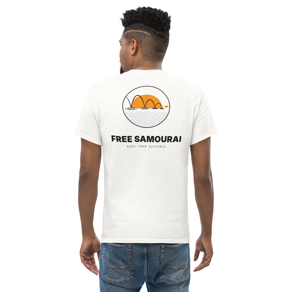 T-shirt Free Samourai Mizukiri Ricochet, blanc, dos