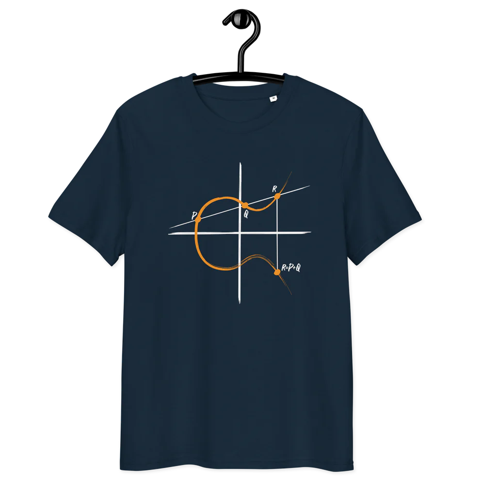 T-Shirt - "Cryptography on Elliptic Curves"