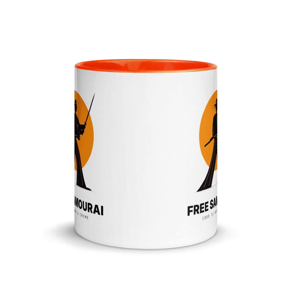 Mug céramique Free Samourai Samouraï en hakama, vue 3
