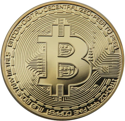 Pièce Bitcoin Décorative - BB