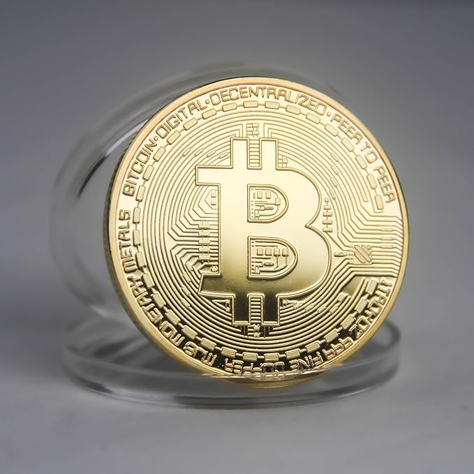 Pièce Bitcoin Décorative - BB