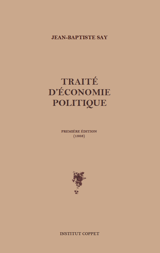 Traité d'Économie Politique - BB