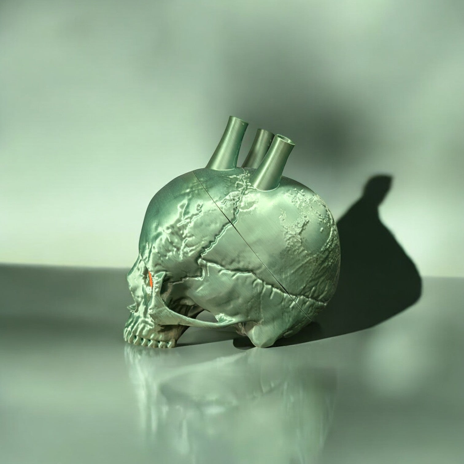 Skull of Satoshi imprimé en 3D - BB