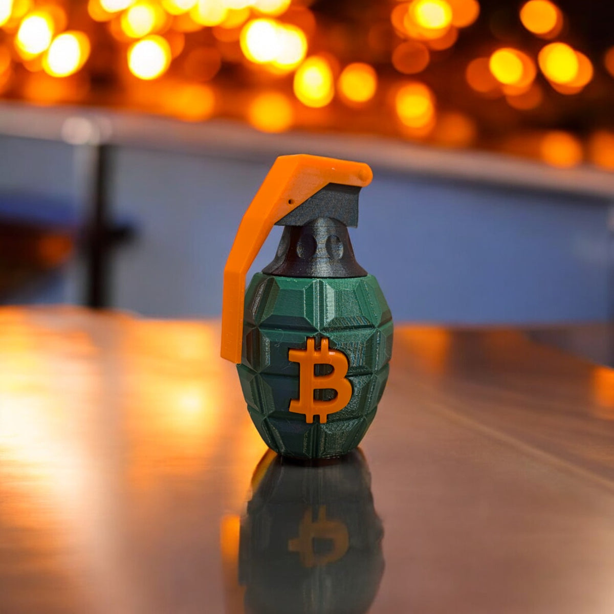Grenade "Bitcoin Revolution" — cypherpunk Bitcoin accessory by CryptoCloaks
