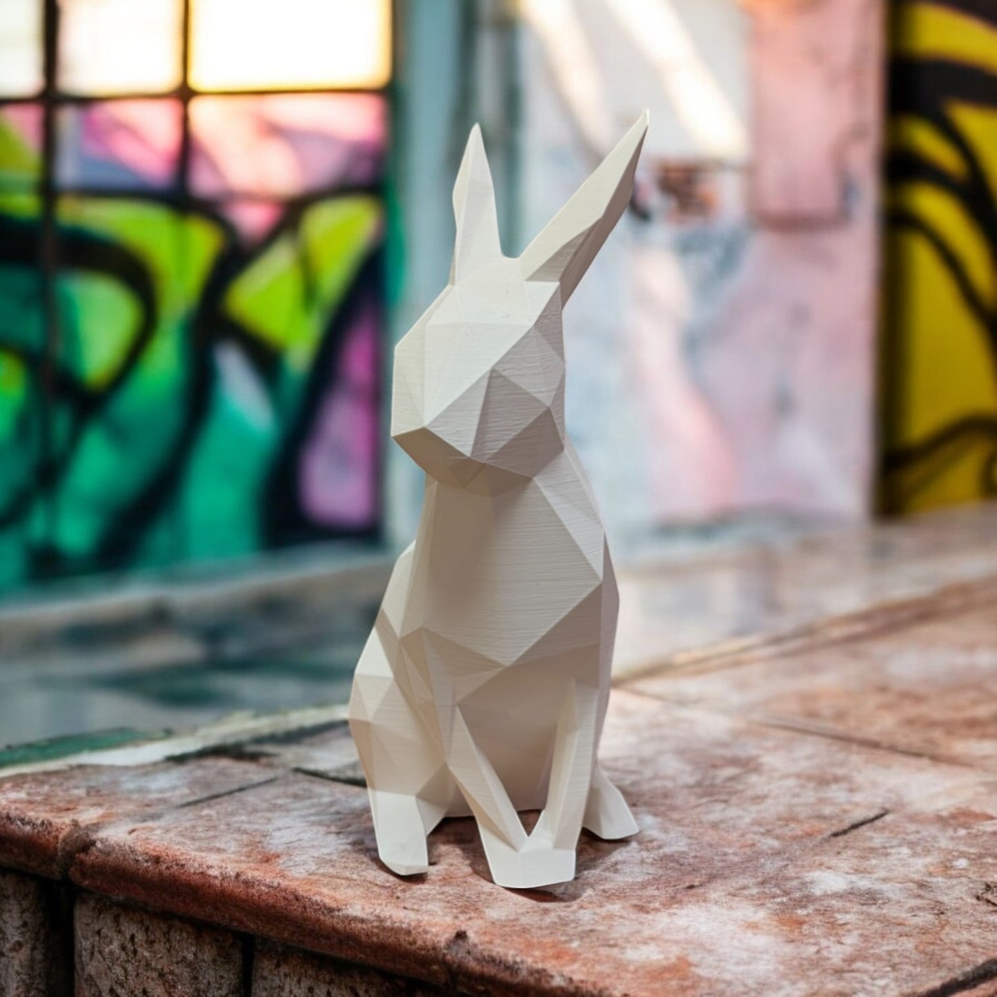 "Lapin Blanc" Imprimé en 3D - BB