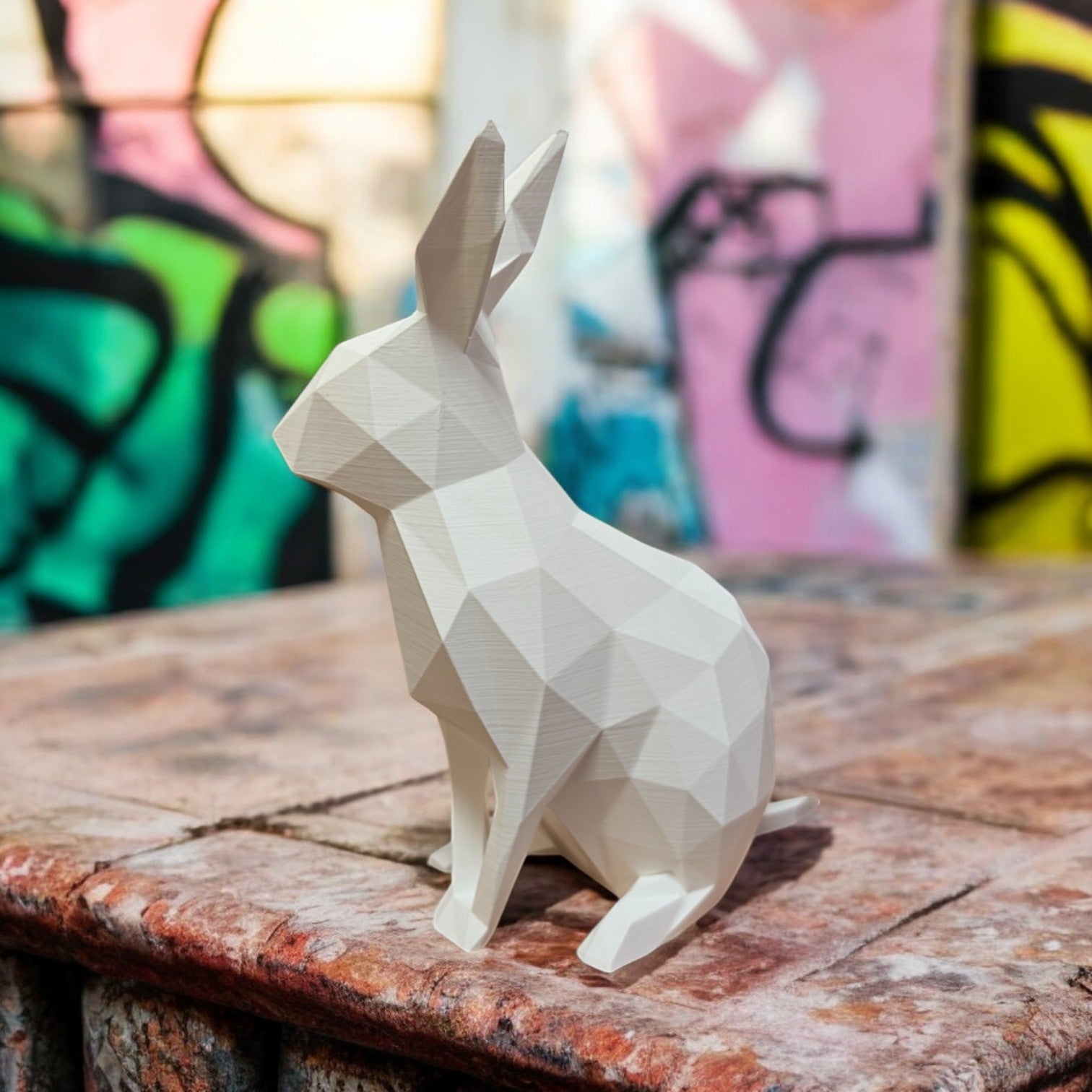 "Lapin Blanc" Imprimé en 3D - BB