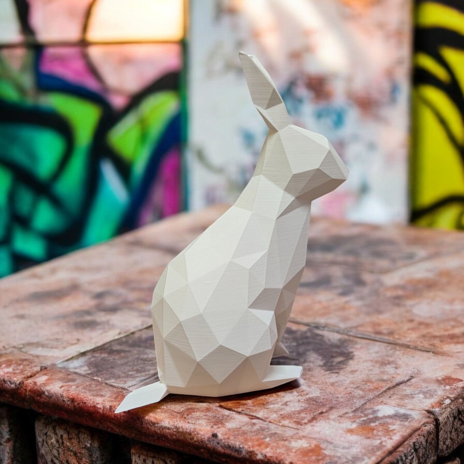 "Lapin Blanc" Imprimé en 3D - BB