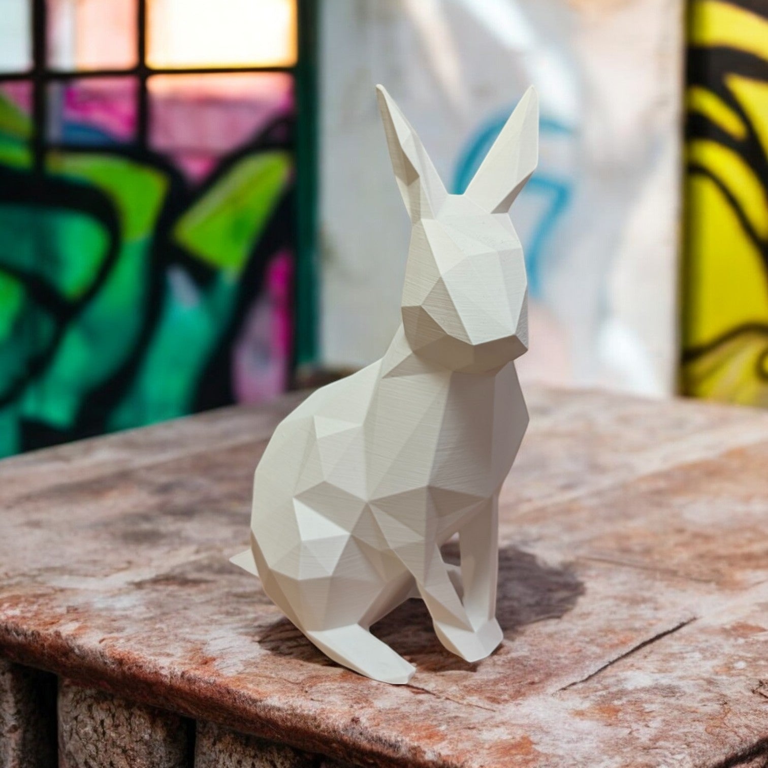 "Lapin Blanc" Imprimé en 3D - BB