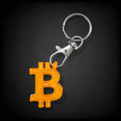 Porte-clés Bitcoin "Imprimé en 3D" - BB