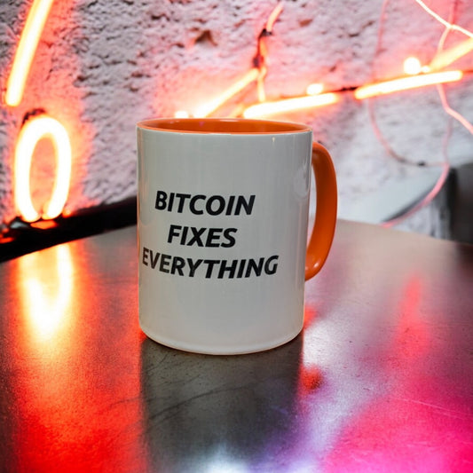 Mug Bitcoin fixes Everything