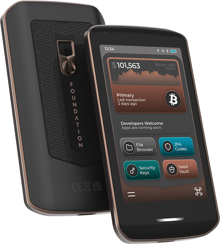 Passport Prime — Bitcoin hardware wallet by Foundation