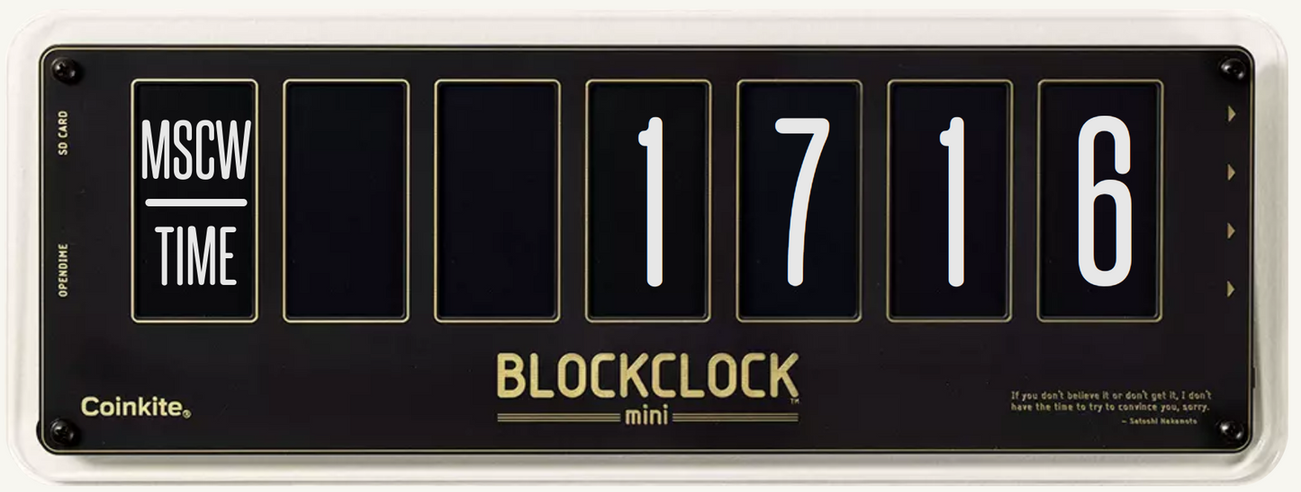 BLOCKCLOCK™ mini