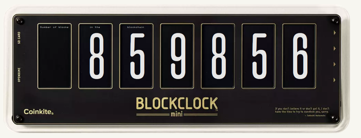 BLOCKCLOCK™ mini