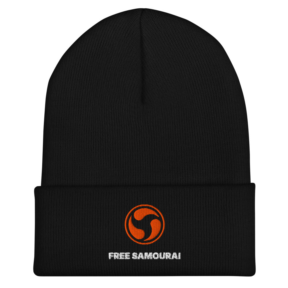 Bonnet Free Samourai Mitsudomoe, noir
