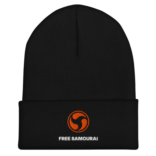 Bonnet Free Samourai Mitsudomoe, noir