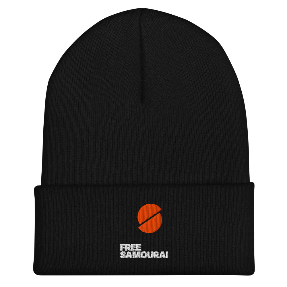 Bonnet Free Samourai Soleil tranché, noir