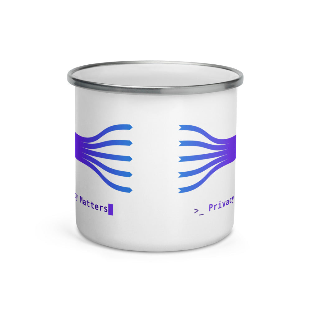 Mug émaillé Privacy Matters, face