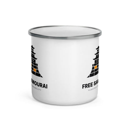 Mug émaillé Free Samourai Ishigaki Stonewall, vue 3