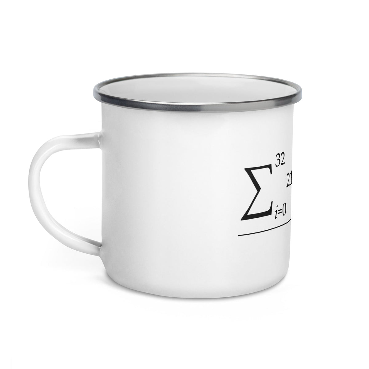 Mug émaillé "Formule Halving" – exemplaire boutique