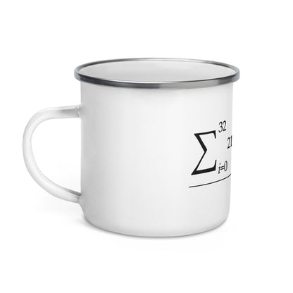 Mug émaillé "Formule Halving" – exemplaire boutique