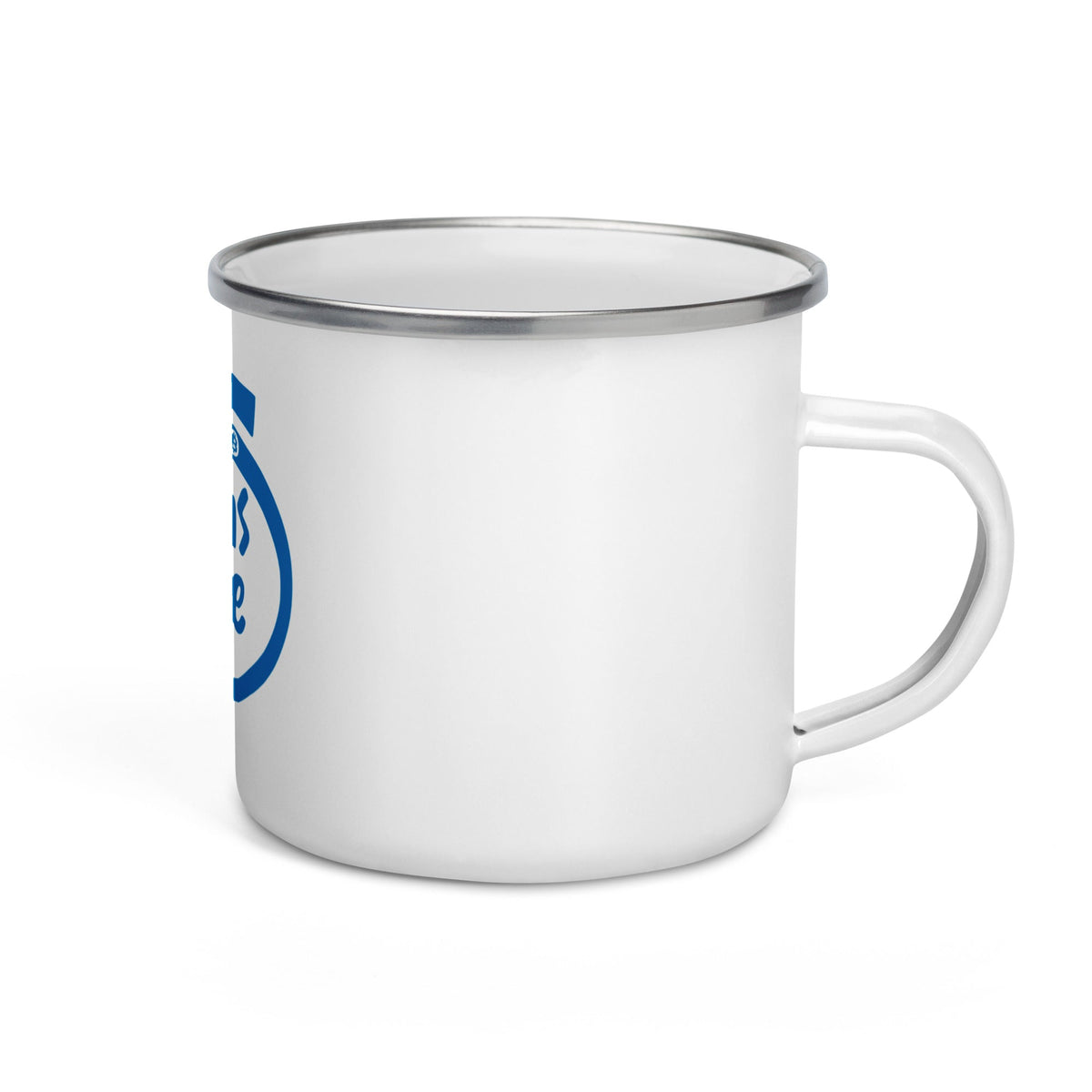 Mug émaillé "No Shitcoin Inside" – exemplaire boutique