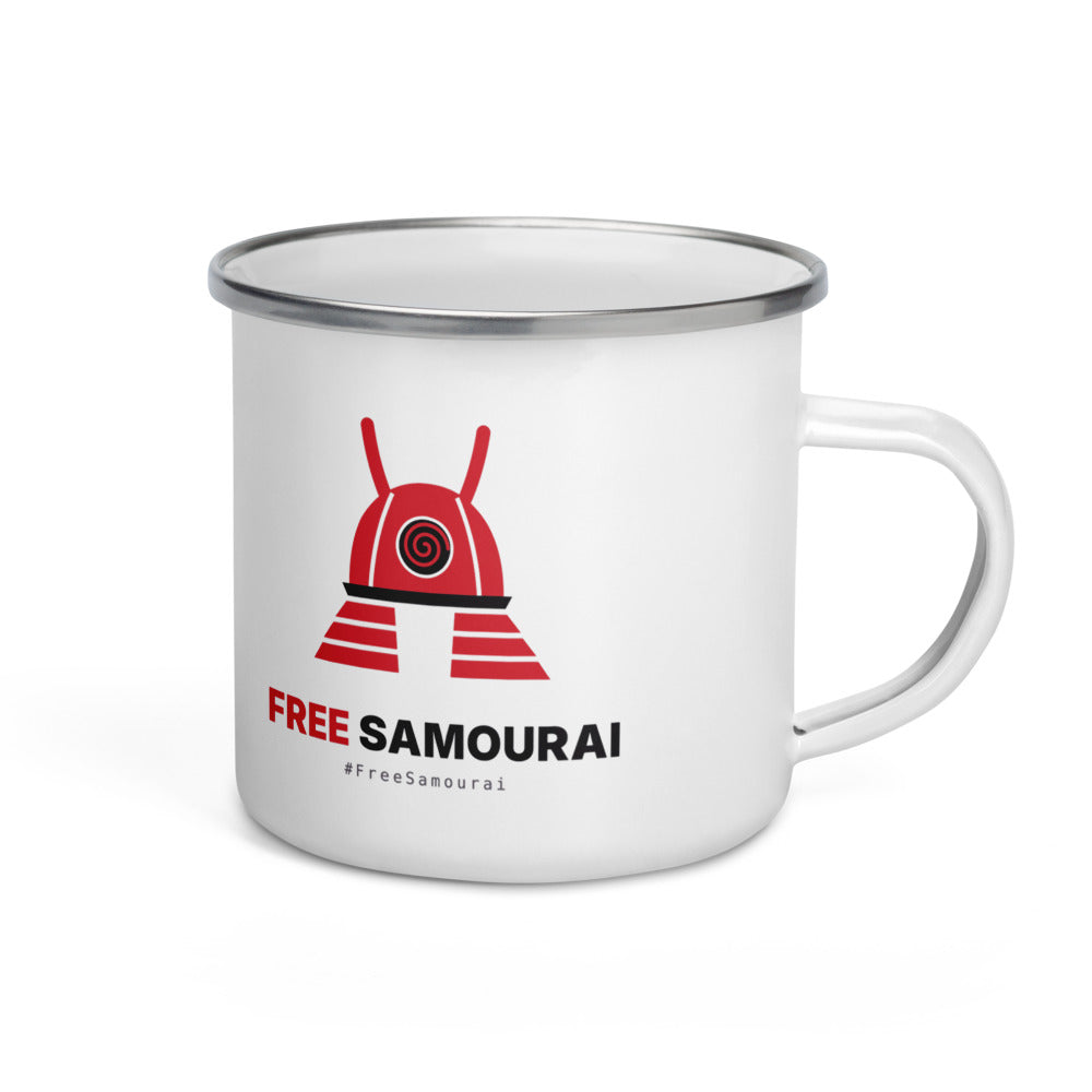 Mug émaillé Free Samourai Kabuto Whirlpool, vue 1