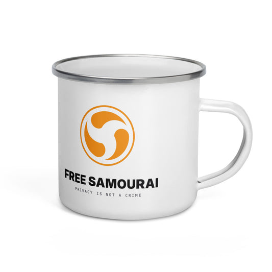 Mug émaillé Free Samourai Mitsudomoe Whirlpool, vue 1