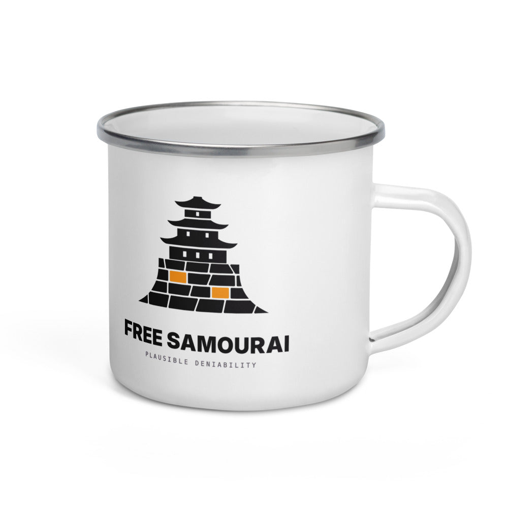 Mug émaillé Free Samourai Ishigaki Stonewall, vue 1