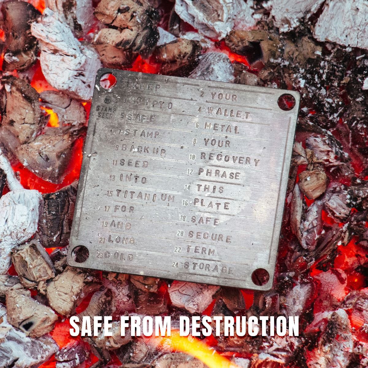 Stamp Seed Deluxe Titanium Seed stamping Kit, 24 mots - BB