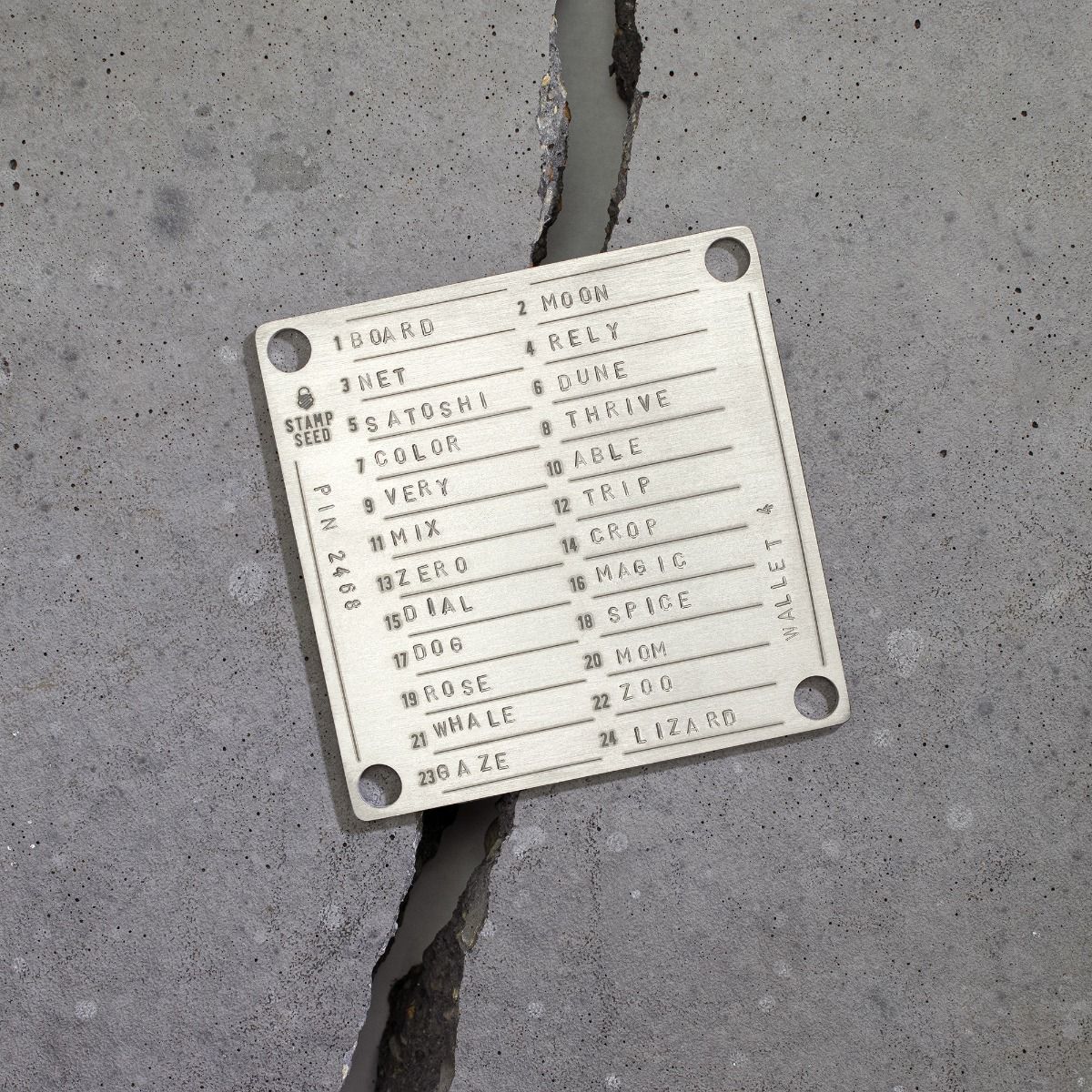 Stamp Seed Deluxe Titanium Seed stamping Kit, 24 mots - BB