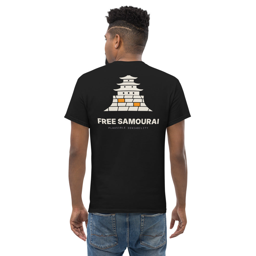 T-shirt Free Samourai Ishigaki Stonewall, noir, dos