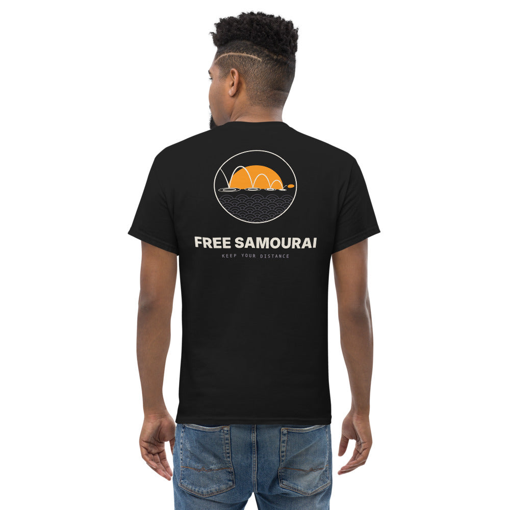 T-shirt Free Samourai Mizukiri Ricochet, noir, dos