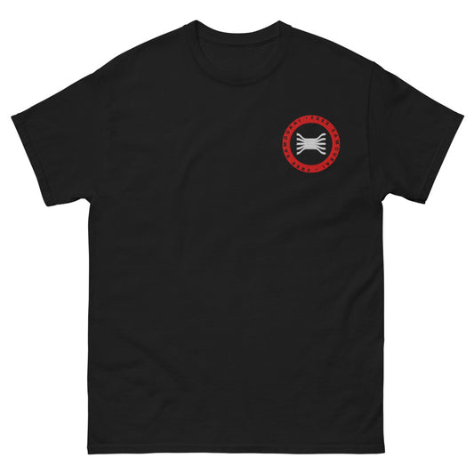 T-shirt Free Samourai Sceau coinjoin, noir, broderie cœur