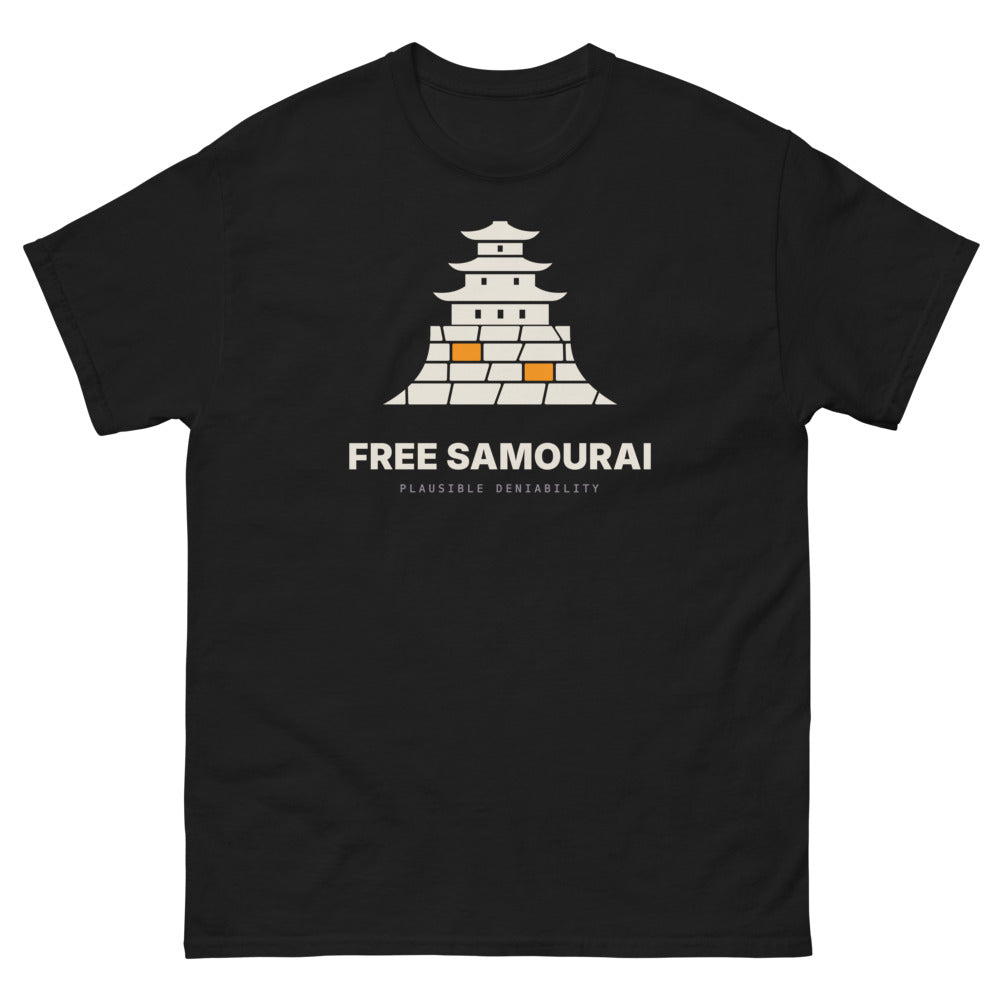 T-shirt Free Samourai Ishigaki Stonewall, noir, devant
