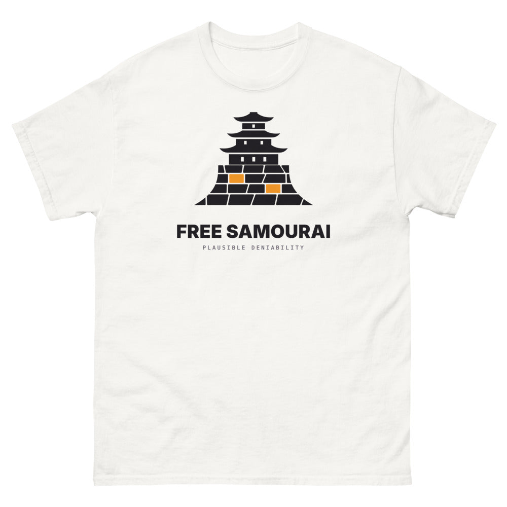 T-shirt Free Samourai Ishigaki Stonewall, blanc, devant
