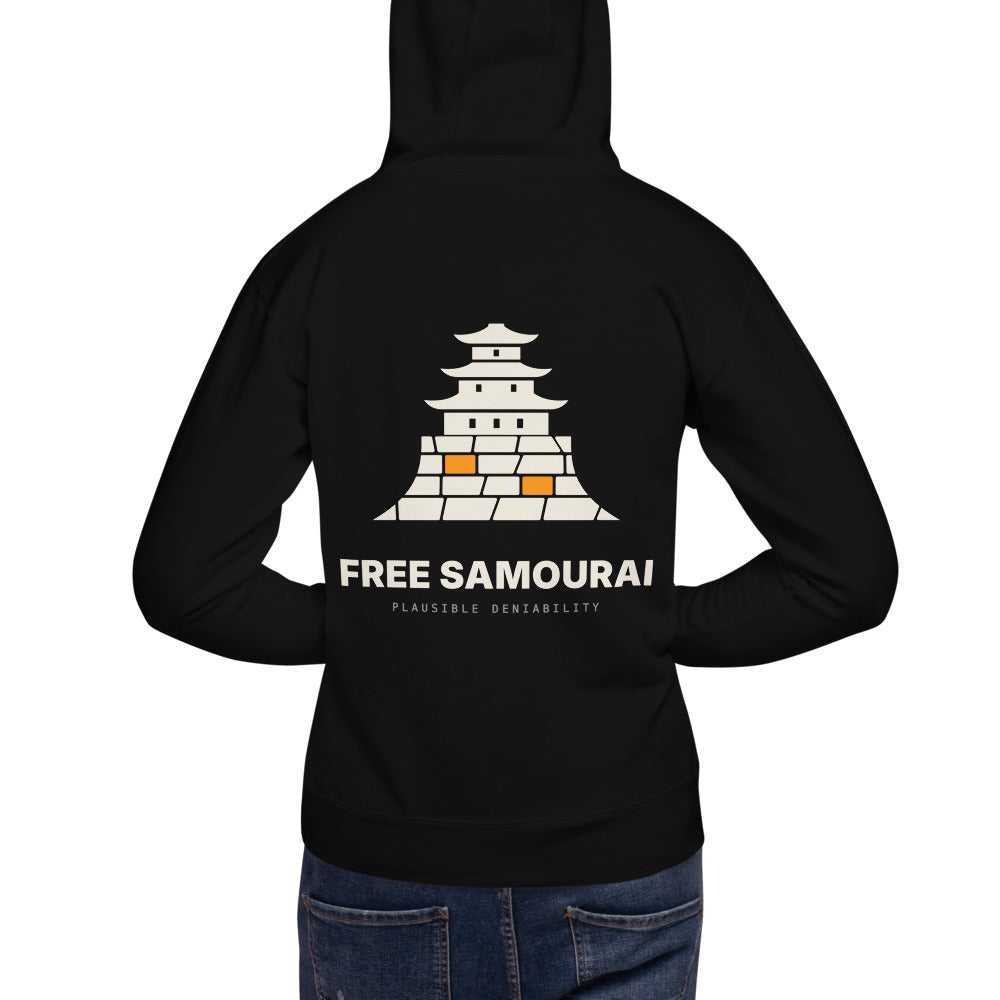 Sweat à capuche Free Samourai Ishigaki Stonewall, noir, dos