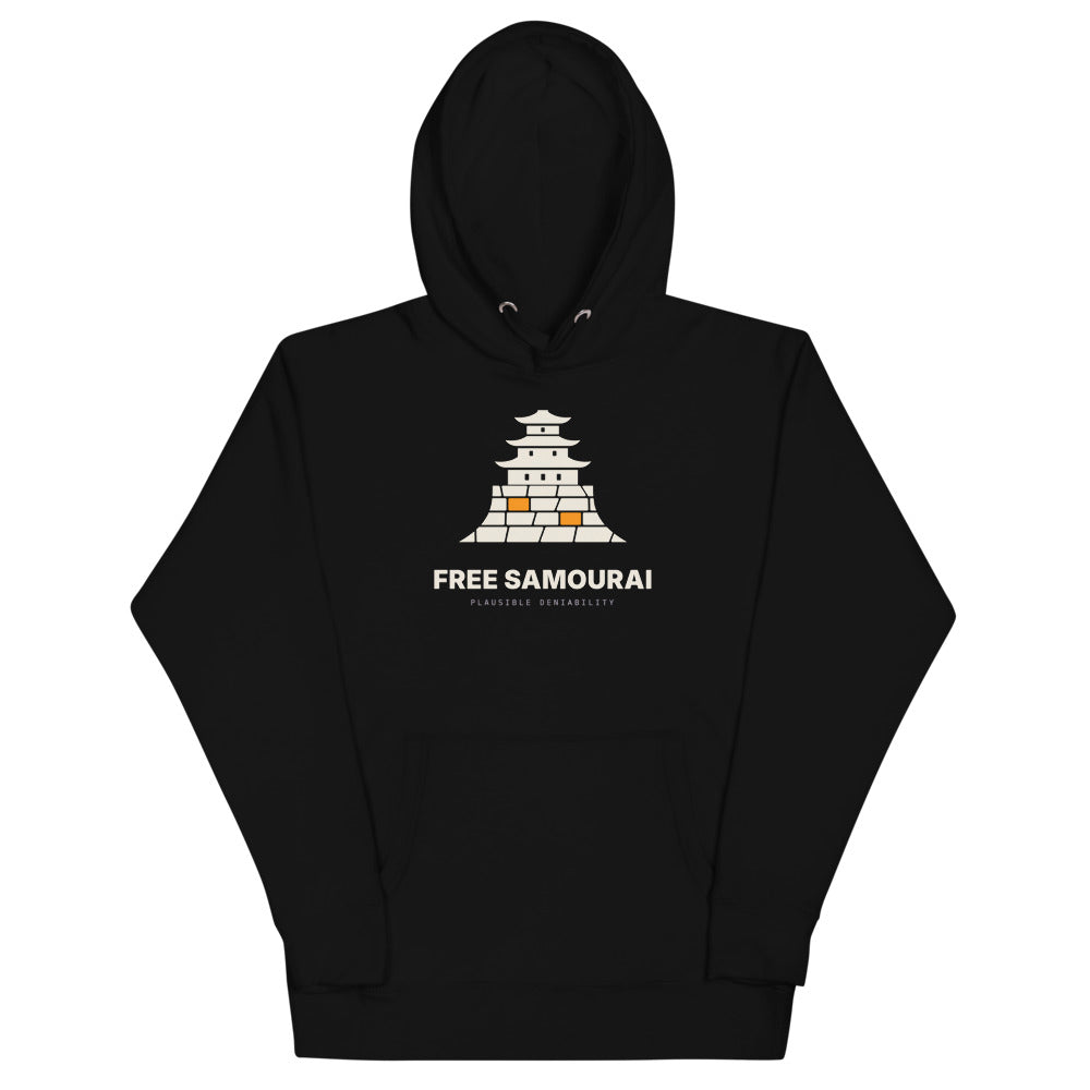 Sweat à capuche Free Samourai Ishigaki Stonewall, noir, devant