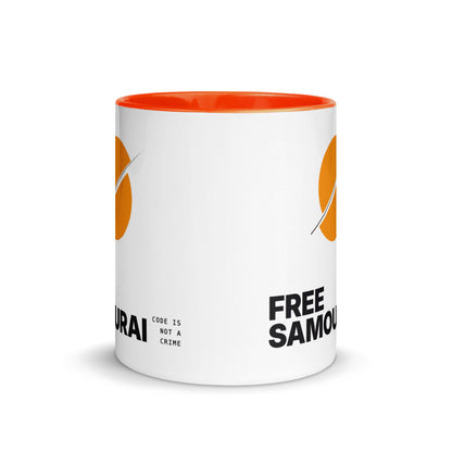 Mug céramique Free Samourai Soleil tranché, vue 3