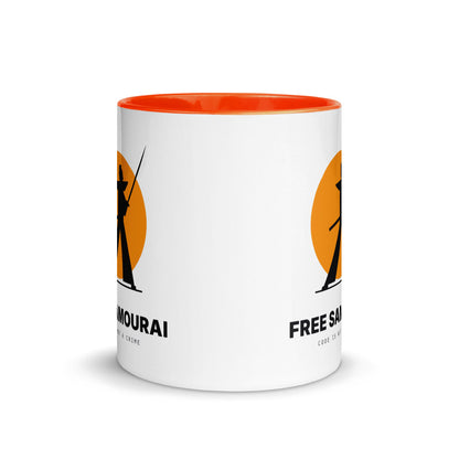Mug céramique Free Samourai Samouraï au sabre, vue 3