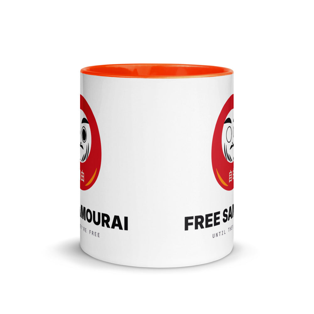 Mug céramique Free Samourai Daruma, vue 3